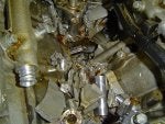 Metal Brass Auto part Chandelier Engine