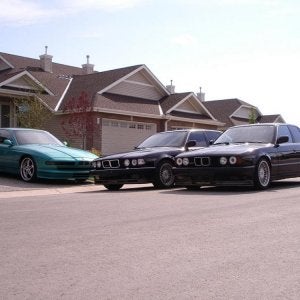 Three of my babies - 1991 850i; B12 5.0 (#259); B10 Biturbo (#177)